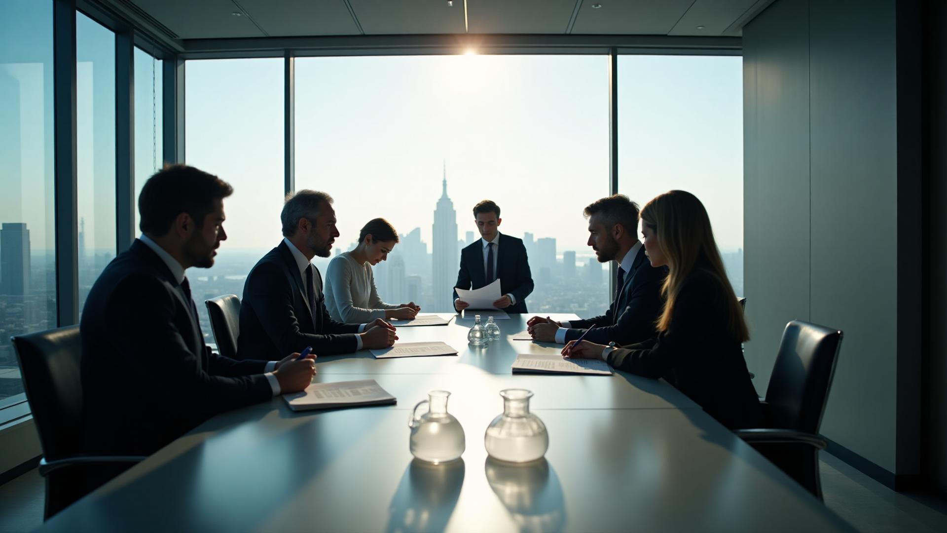 Crise financière en entreprise - environnement professionnel